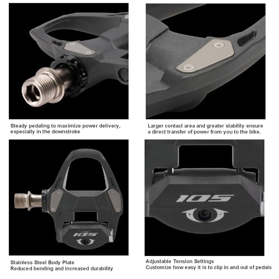 Road Bike Pedals 105 PD-R7000 Carbon Bicycle Self-Locking